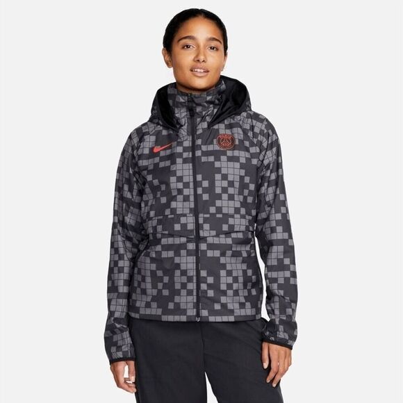 Nike Women's Large Paris Saint-Germain Hooded Soccer Jacket DB8139-025 NEW - Picture 2 of 12